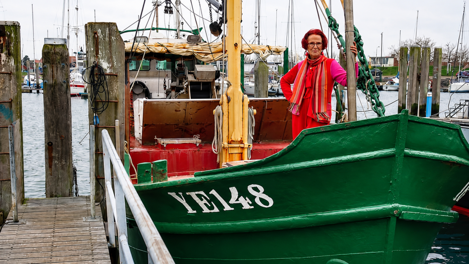 Anneke Jumelet op de YE148.