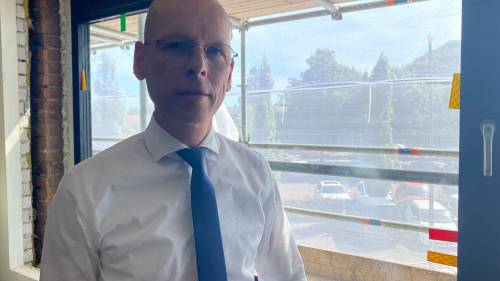 Wethouder Maarten Both, in het gemeentehuis Reimerwaal