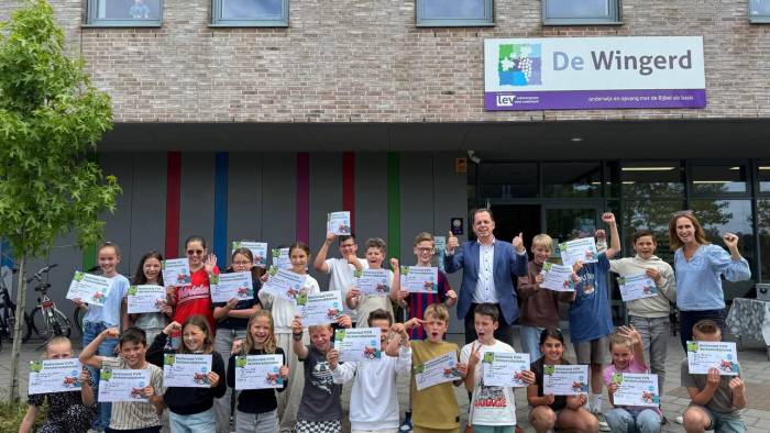 Goese basisschool De Wingerd wint verkeersbeker