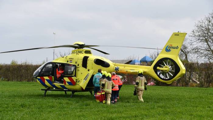 Traumahelikopter na beklemming in Waarde