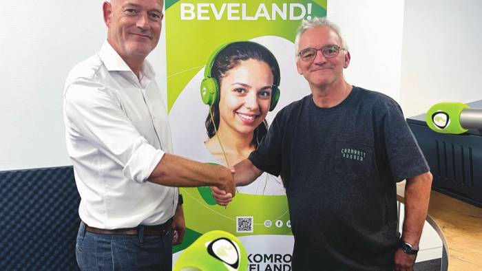 Interim-directeur Roland Goovers (links) en bestuursvoorzitter Marcel Steenbakker