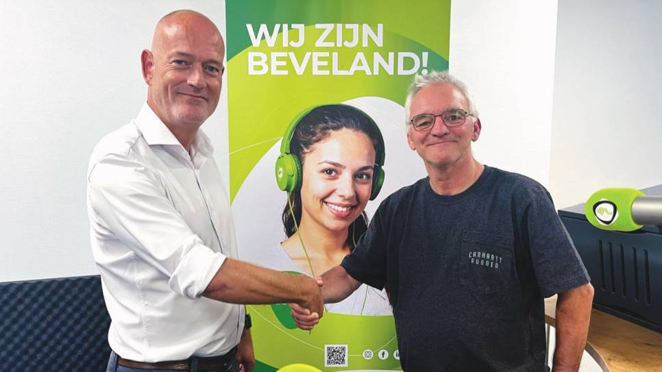 Interim-directeur Roland Goovers (links) en bestuursvoorzitter Marcel Steenbakker