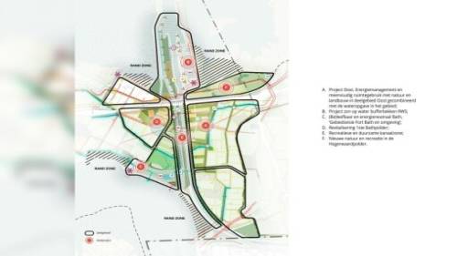 Deelproject A, met de zonnevelden langs de oostzijde van het kanaal, loopt forse vertraging op.