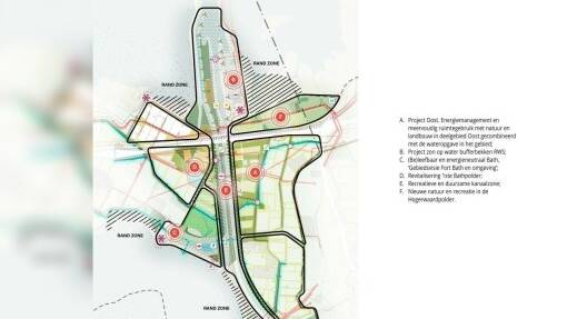 Deelproject A, met de zonnevelden langs de oostzijde van het kanaal, loopt forse vertraging op.