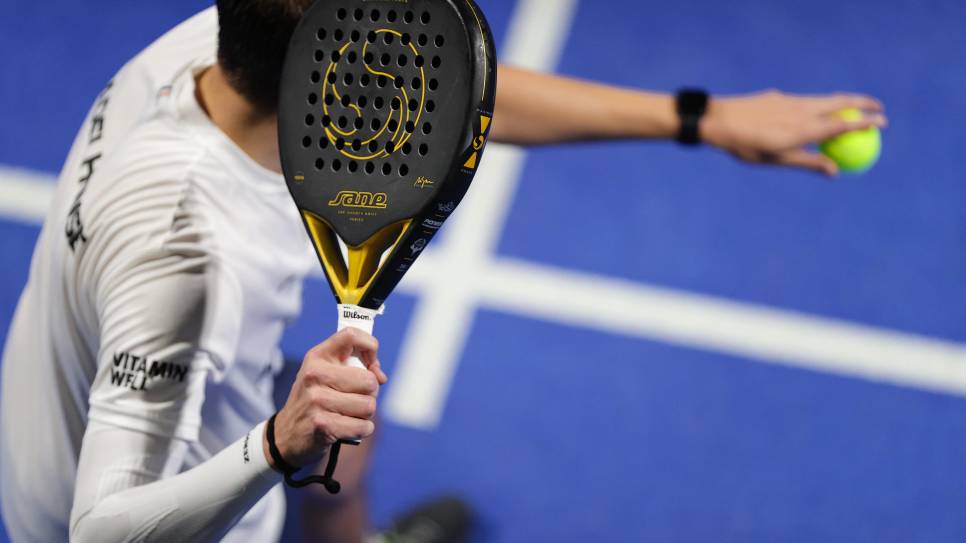 De nieuwe hal biedt mogelijkheden voor onder meer padel.