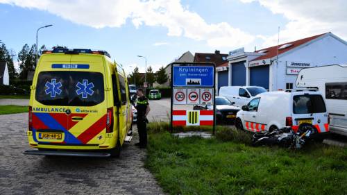 Inhaalactie loopt verkeerd af bij Kruiningen