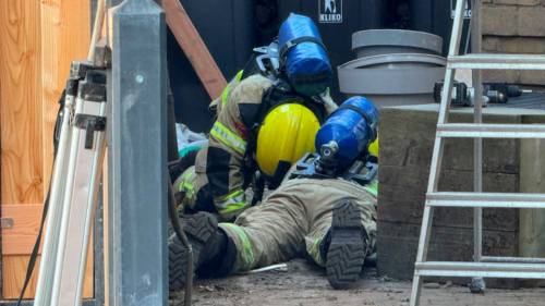Gaslek door plaatsen schutting bij woning in Goes