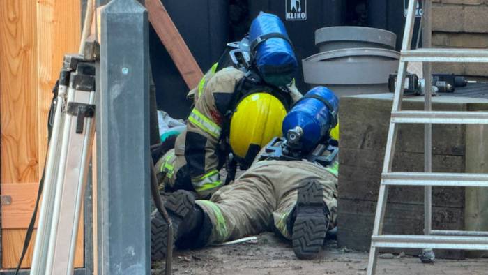 Gaslek door plaatsen schutting bij woning in Goes