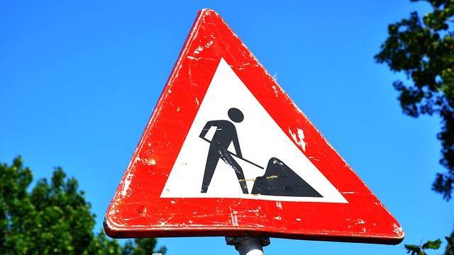 Werk aan de weg, in Reimerswaal.