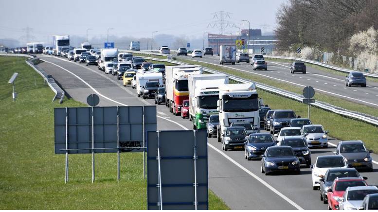 Files op de A58 (archieffoto)