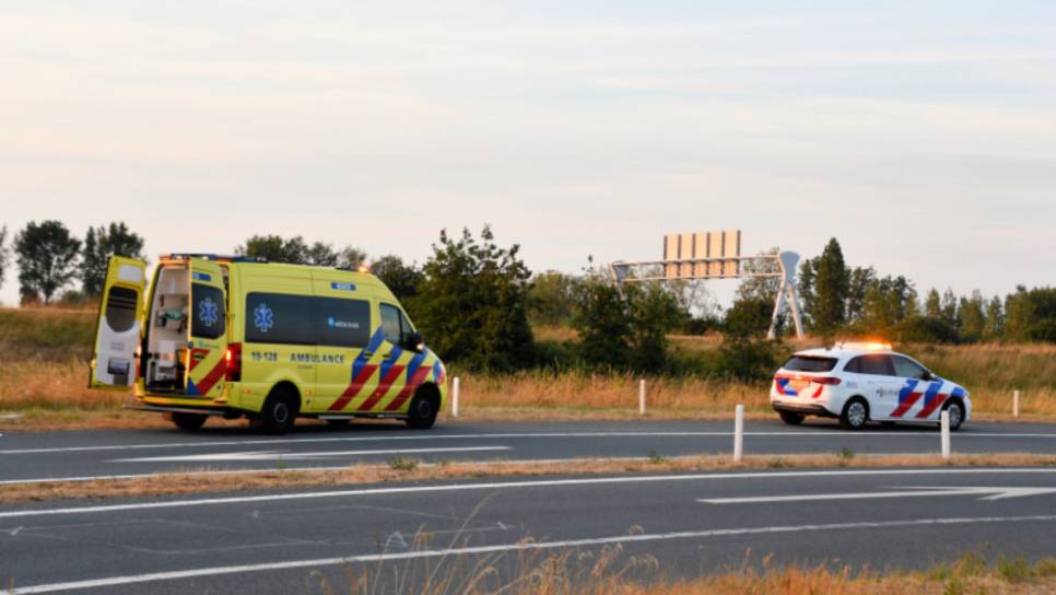 De ambulance was ter plaatse.