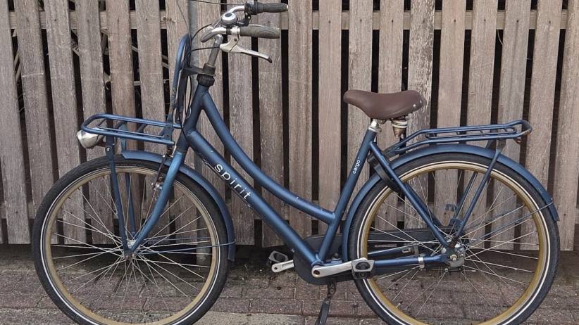 Deze fiets is onder verdachte omstandigheden gevonden.