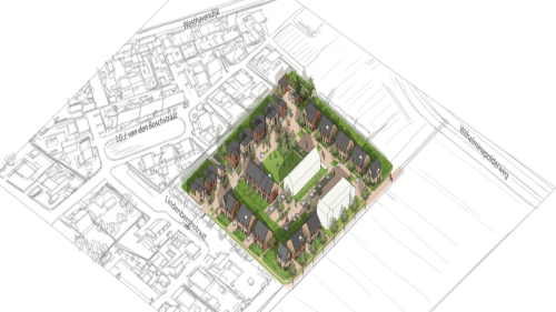 Het nieuwbouwproject bij Wilhelminadorp-Zuid