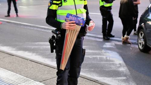Inbeslaggenomen vuurwerk controle Westerscheldetunnel