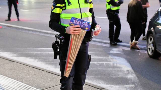 Inbeslaggenomen vuurwerk controle Westerscheldetunnel