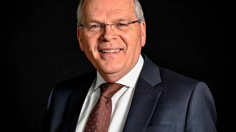 Waarnemend burgemeester Jan Luteijn, van de gemeente Reimerswaal.