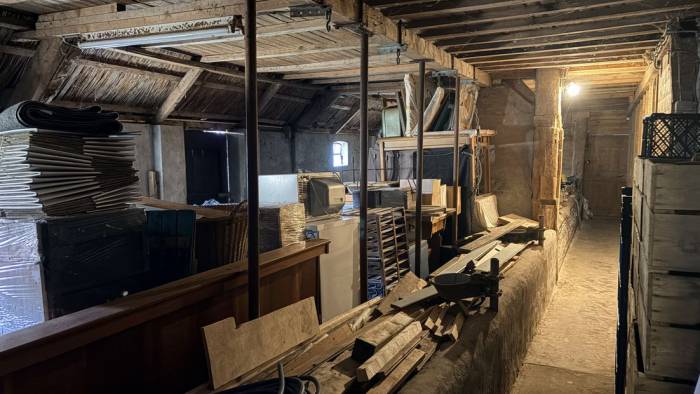 De historische werkplaats van De Kerkhoeve.