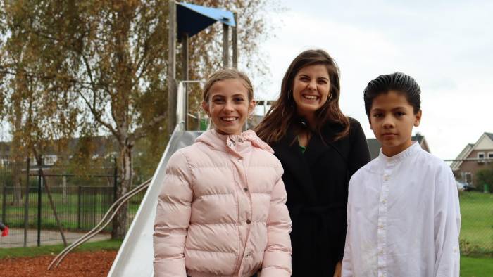 Livia Straub (links), Arieke van Liere (midden) en Benjamin Besems (rechts)