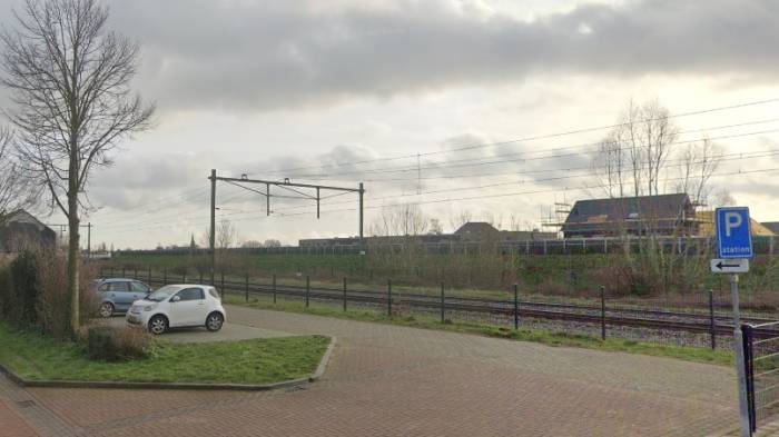 De parkeerplaats bij station Kapelle-Biezelinge (archieffoto)