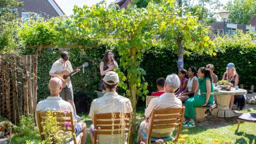Goese achtertuinen veranderen in openluchtpodia