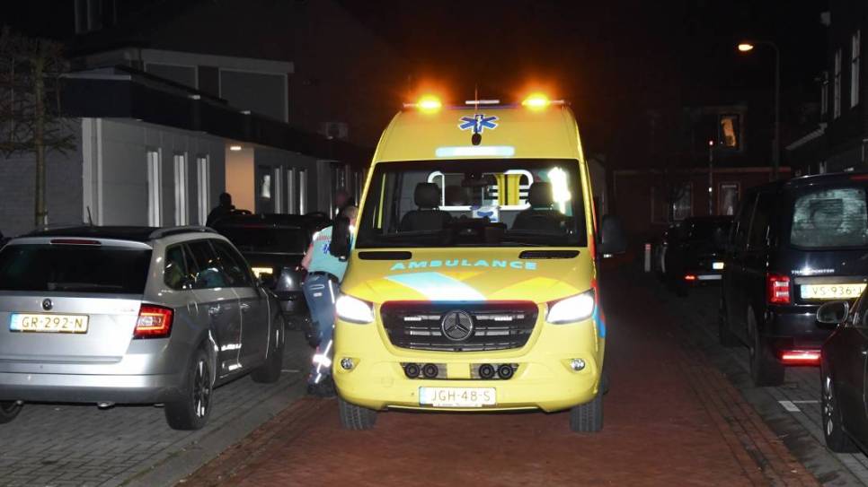 Zondagavond raakte bij een val een scooterrijder gewond in Goes.