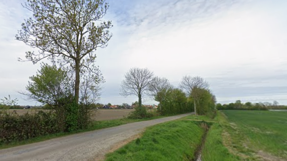 De Striepseweg in Baarland.