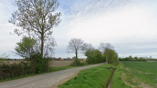 De Striepseweg in Baarland.