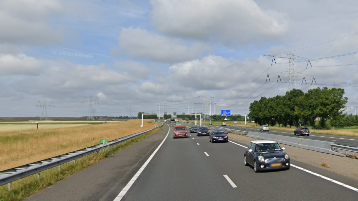 Afslag Kapelle-Zuid op de A58