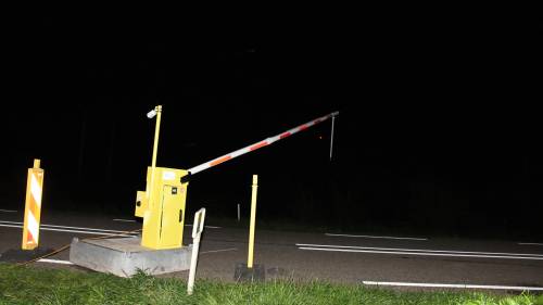 Motorrijder knalt op slagboom Oude Rijksweg Rilland