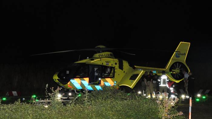 Traumahelikopter vliegt patiënt vanuit Goes naar Rotterdam
