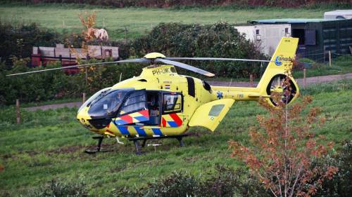 Traumahelikopter ingezet bij noodsituatie in Yerseke