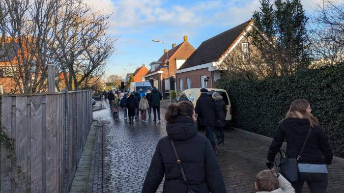 De wandeling start dit jaar in het historische dorpje Bath.