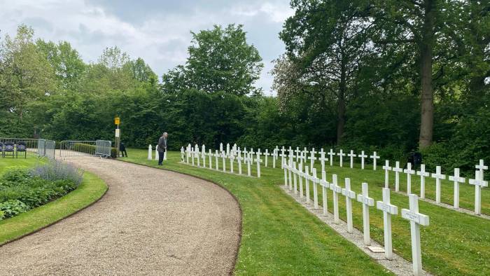 De Franse erebegraafplaats in Kapelle.