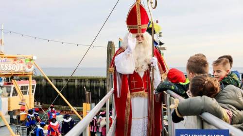 Intocht van Sinterklaas in Yerseke.