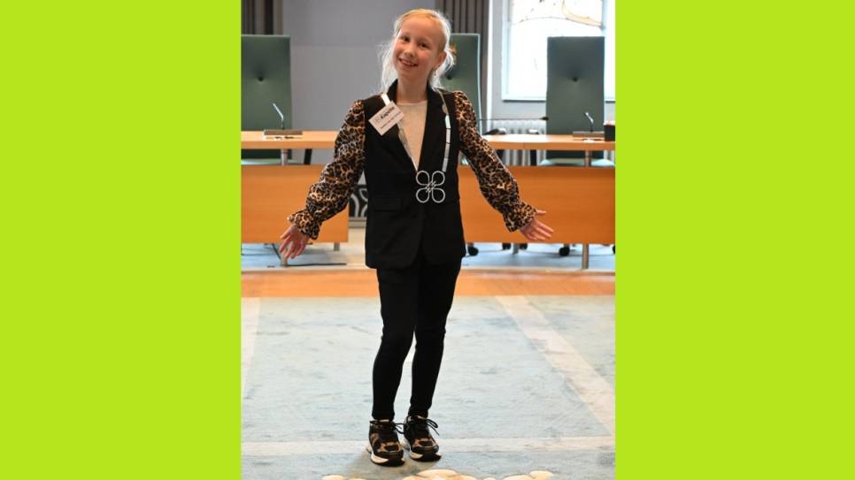 Yenthe van de Griend is de nieuwe Kinderburgemeester van Kapelle