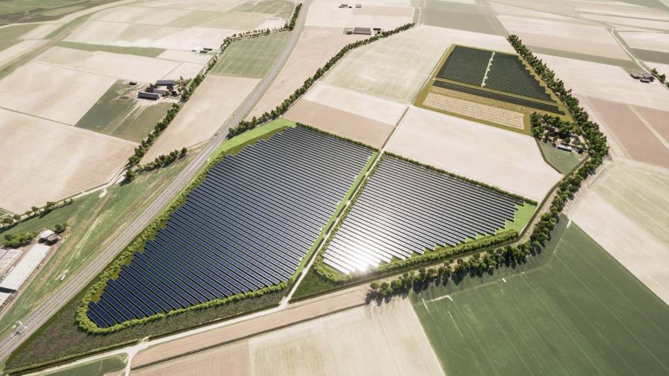 Zonnepark Markiezaat, net over de grens in Brabant